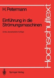 Cover of: Einfhrung In Die Strmungsmaschinen