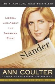 Cover of: Slander by Ann H. Coulter