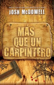 Cover of: Ms Que Un Carpintero by 
