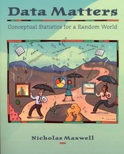 Cover of: Data Matters Conceptual Statistics For A Random World by 