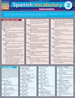 Spanish Vocabulary 2: Intermediate - Intermediate