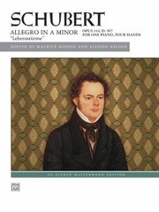 Cover of: Allegro In A Minor Lebensstrme Opus 144 D 947 For One Piano Four Hands by Franz Schubert