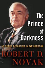 Cover of: The Prince of Darkness by Robert D. Novak
