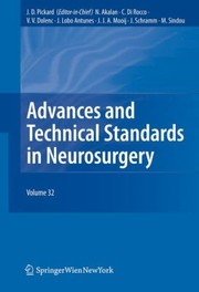 Cover of: Advances and Technical Standards in Neurosurgery Vol 32
            
                Advances and Technical Standards in Neurosurgery