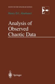 Cover of: Analysis Of Observed Chaotic Data by 