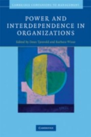 Cover of: Power And Interdependence In Organizations by 