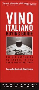 Cover of: Vino Italiano Buying Guide: The Ultimate Quick Reference to the Great Wines of Italy
