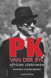 Cover of: Pk Van Der Byl African Statesman by 