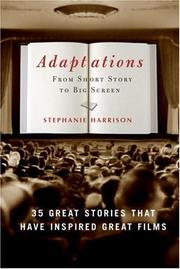 Cover of: Adaptations by edited by Stephanie Harrison.