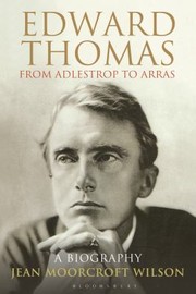 Cover of: Edward Thomas From Adlestrop To Arras A Biography