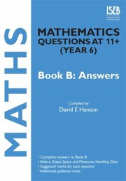 Cover of: Mathematics Questions At 11 Year 6