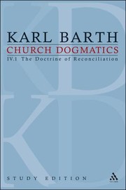 Cover of: Church Dogmatics Study Edition 21