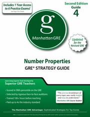 Cover of: Number Properties Gre Math Strategy Guide