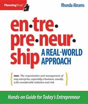 Cover of: Entrepreneurship A Realworld Approach Handson Guide For Todays Entrepreneur