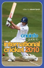 Cover of: The Espn Cricinfo Guide To International Cricket 2010 by 