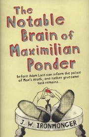 Cover of: The Notable Brain Of Maximilian Ponder by 