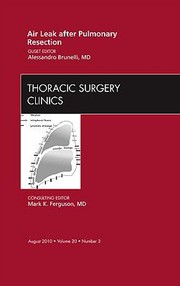 Cover of: Air Leak After Pulmonary Resection