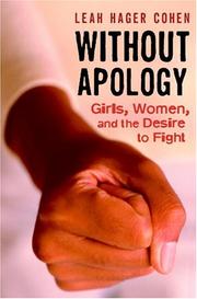 Cover of: Without Apology by Leah Hager Cohen