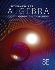 Cover of: Aufmannlockwoods Intermediate Algebra With Applications 8th by 