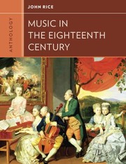 Cover of: Anthology For Music In The Eighteenth Century