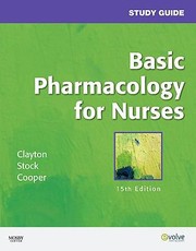 Cover of: Study Guide For Basic Pharmacology For Nurses