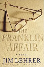 Cover of: The Franklin Affair by Jim Lehrer