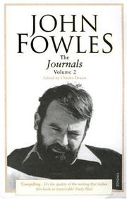 Cover of: Journals, Vol. II by John Fowles, John Fowles