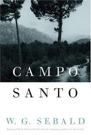 Cover of: Campo Santo by W. G. Sebald
