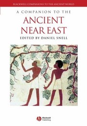 Cover of: A Companion To The Ancient Near East by 