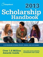 Cover of: Scholarship Handbook 2013 by 