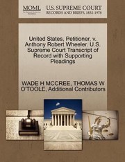 Cover of: United States Petitioner