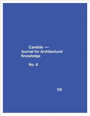 Cover of: Candide Journal For Architectural Knowledge Zeitschrift Fr Architekturwissen