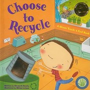 Cover of: Choose To Recycle by 