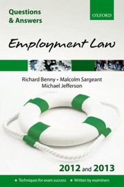 Cover of: Employment Law 2012 And 2013