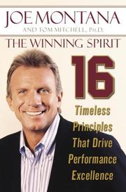 Cover of: The Winning Spirit by Joe Montana, Tom Mitchell, Bruce Henderson