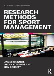 Cover of: Research Methods For Sport Management by 