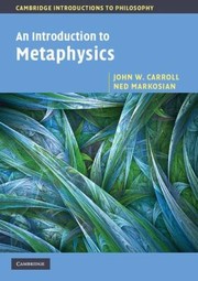 Cover of: An Introduction To Metaphysics