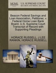 Cover of: Beacon Federal Savings And Loan Association Petitioner