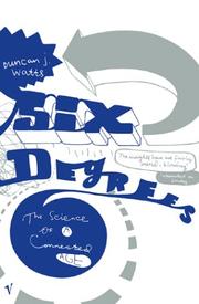 Cover of: Six Degrees by Duncan J. Watts