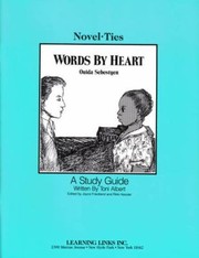 Cover of: Words by Heart
            
                NovelTies