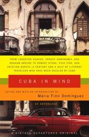 Cover of: Cuba in mind: an anthology