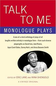 Cover of: Talk to me: monologue plays