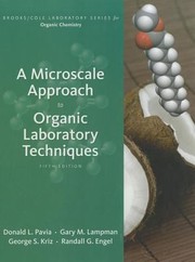 Cover of: A Microscale Approach To Organic Laboratory Techniques by 