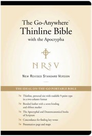 Cover of: Goanywhere Bible New Revised Standard Version Burgundy Bonded Leather Personal Size Thinline With Apoc
