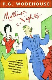 Cover of: Mulliner nights by P. G. Wodehouse