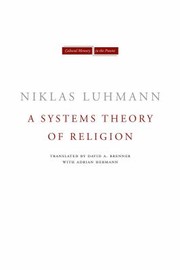 Cover of: A Systems Theory Of Religion by David Brenner