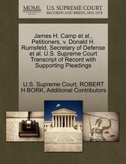 Cover of: James H Camp Et Al Petitioners