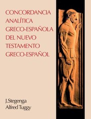 Cover of: La Concordancia Analtica Grecoespaola Del Nuevo Testamento Grecoespaol by 