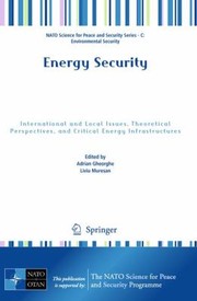 Cover of: Energy Security International And Local Issues Theoretical Perspectives And Critical Energy Infrastructures