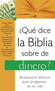 Cover of: Qu Dice La Biblia Sobre El Dinero